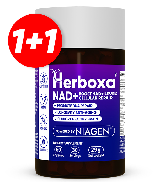 Herboxa® NAD+ | Supliment inovator anti-îmbătrânire